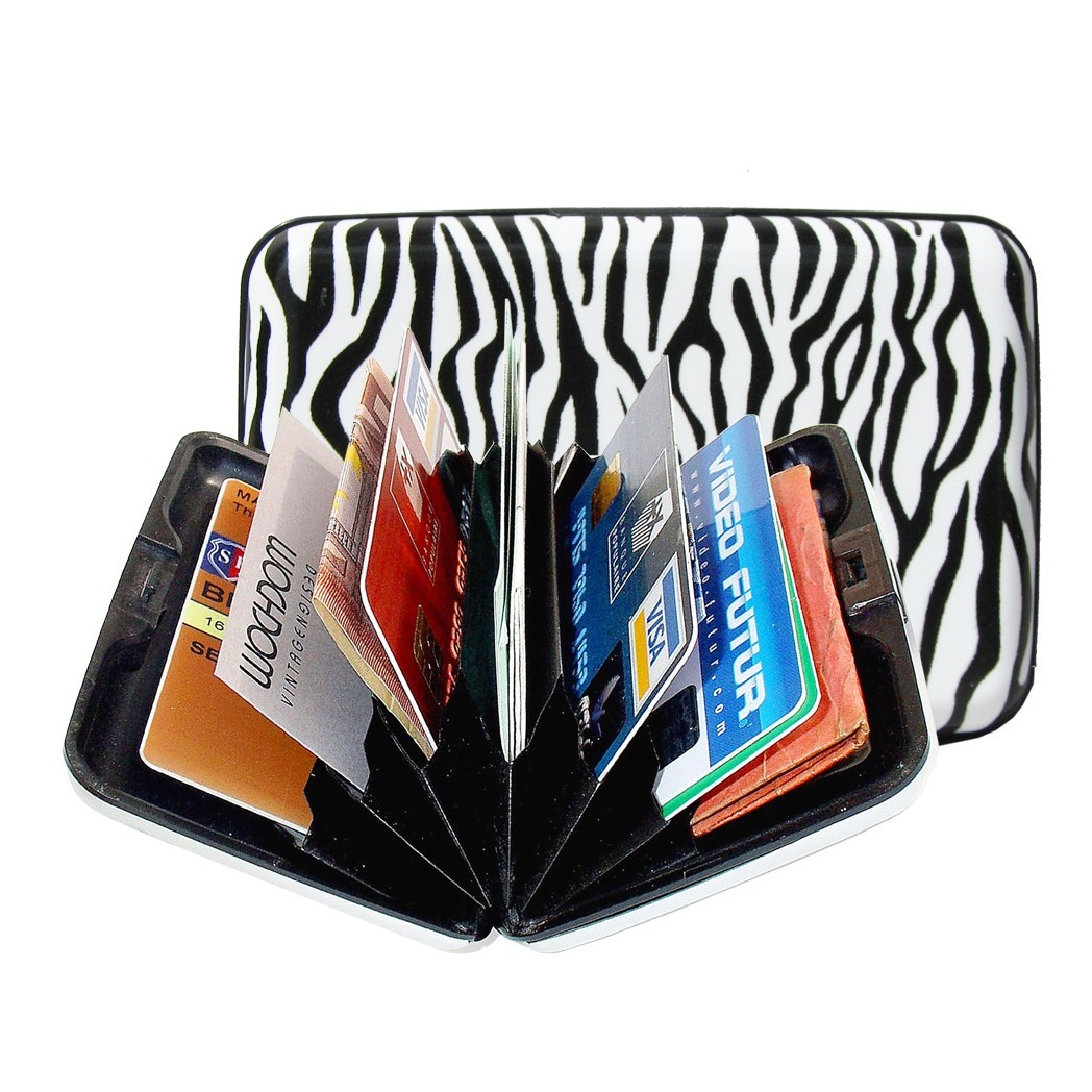 OGON Aluminum Wallet - Zebra